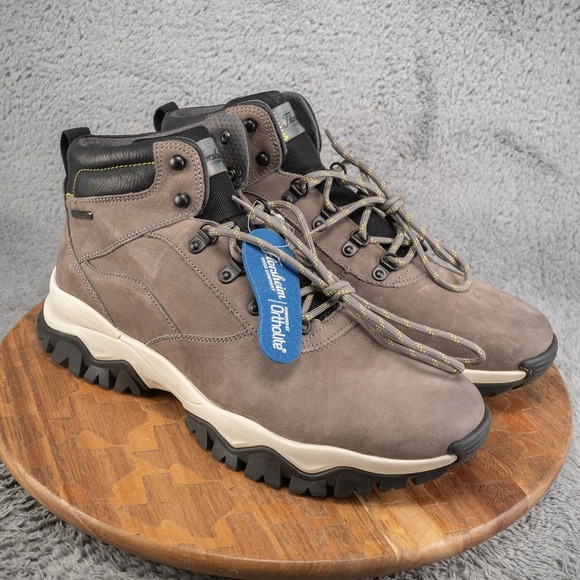 Florsheim Boots Mens 12 M Xplor Plain Toe Alpine Gray Leather Waterproof NEW main image 5